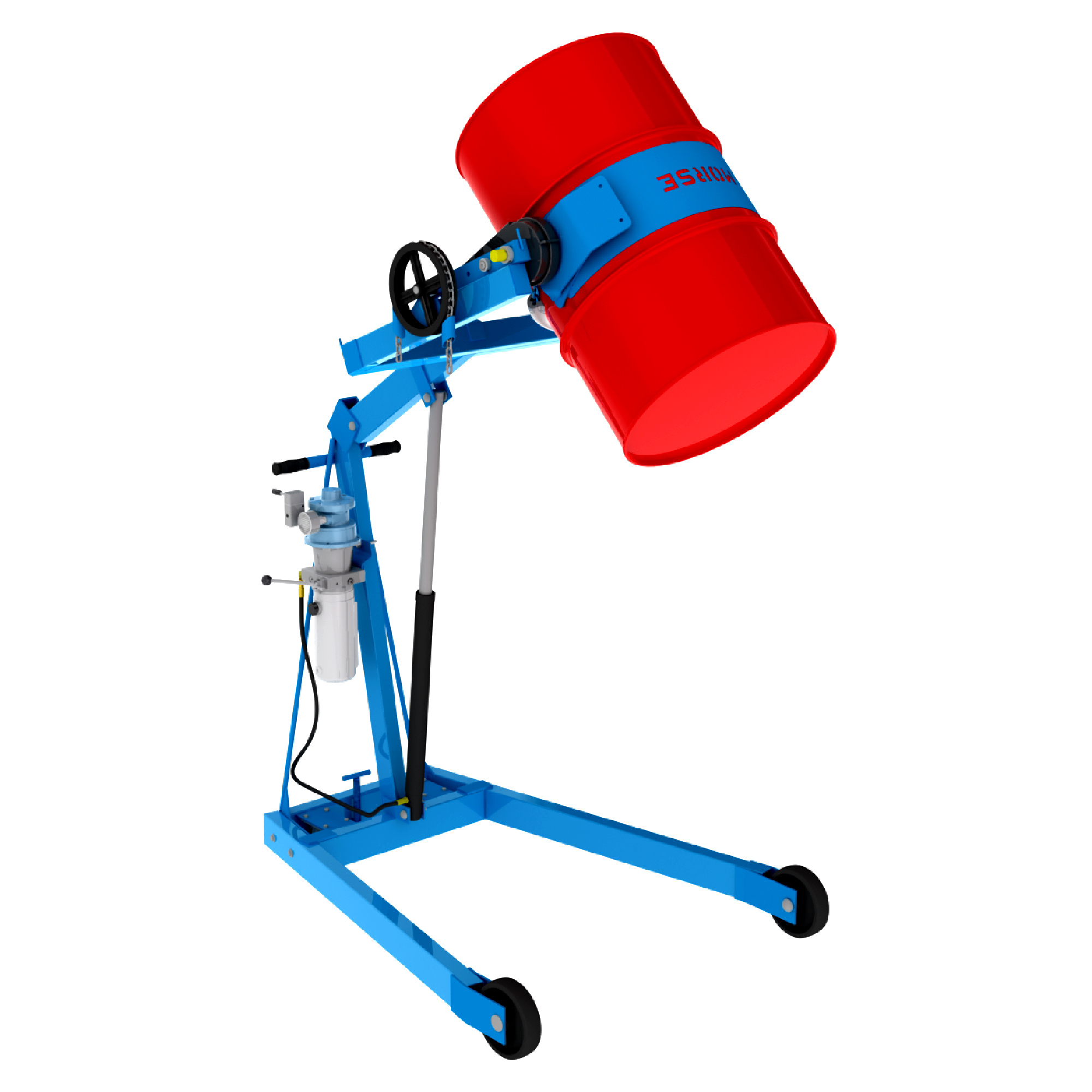 Morse Hydra-Lift Karrier, 72in. Maximum Dispensing Height, Air Power Drum Lift, Manual Drum Tilt